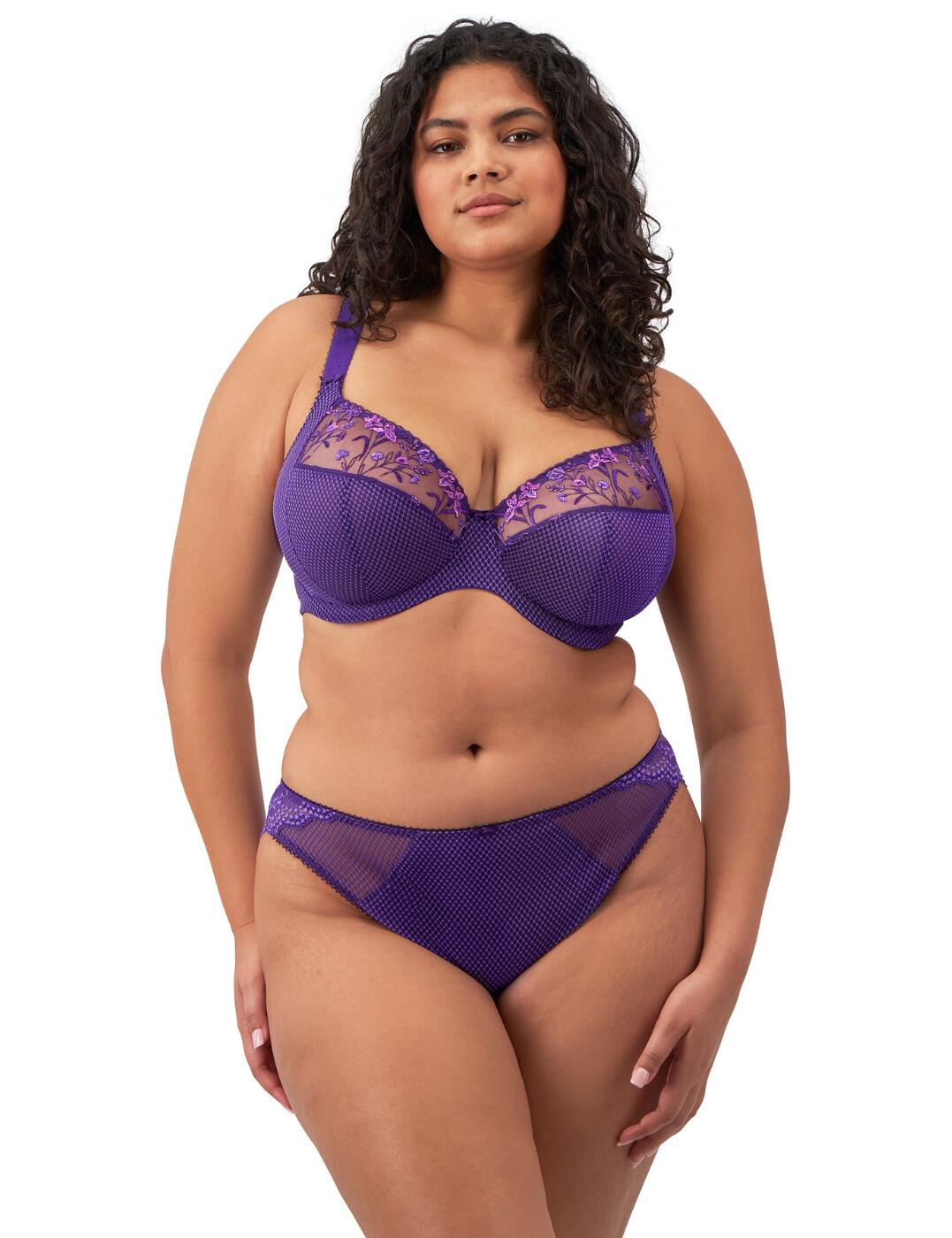 Elomi Charley Bra Plunge Underwired Non Padded Supportive Womens Lingerie 4380 - Picture 25 of 77