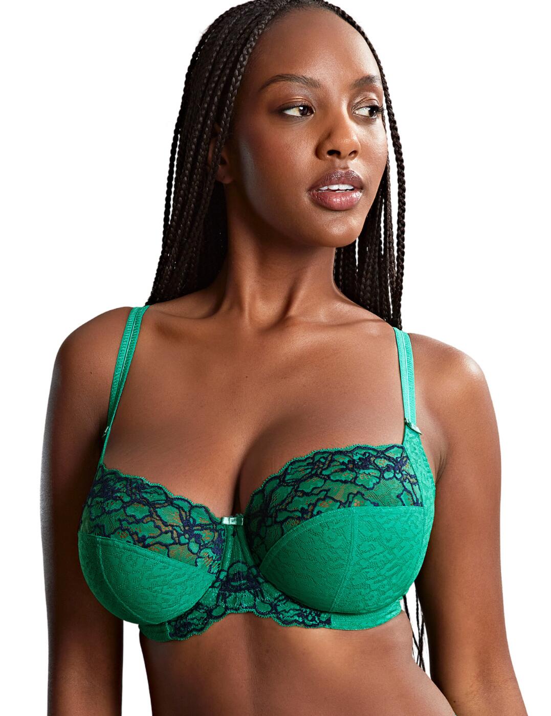 Sujetador Panache Envy copa completa con aros encaje sin relleno lencería para mujer 7285 - Imagen 8 de 26