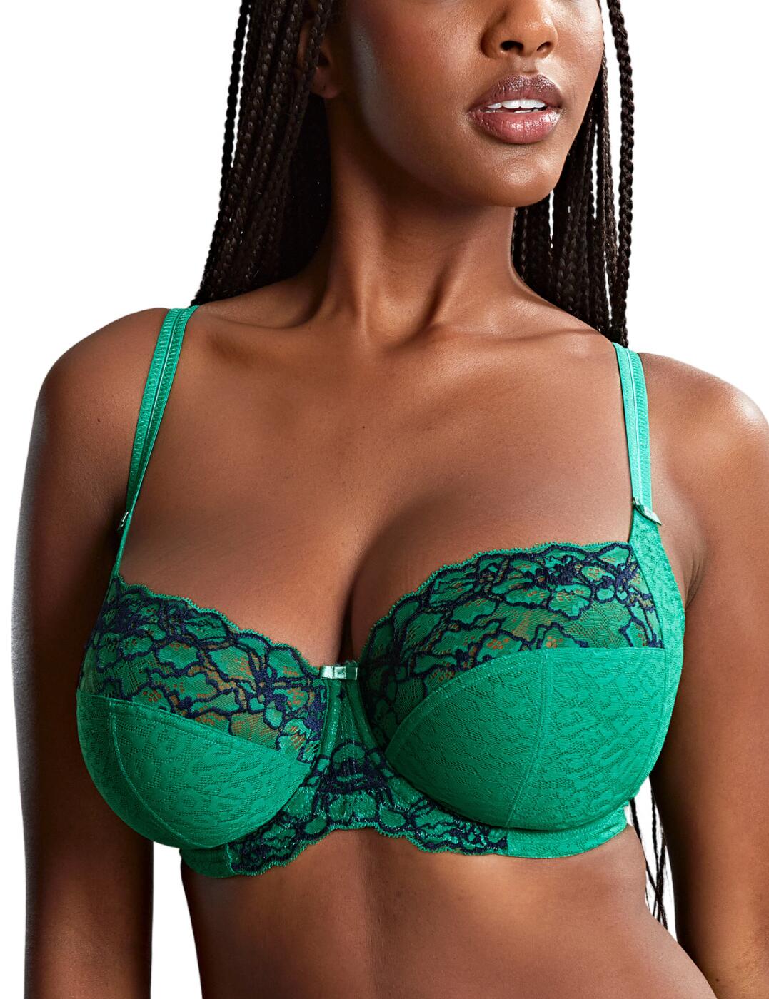 Sujetador Panache Envy copa completa con aros encaje sin relleno lencería para mujer 7285 - Imagen 11 de 26