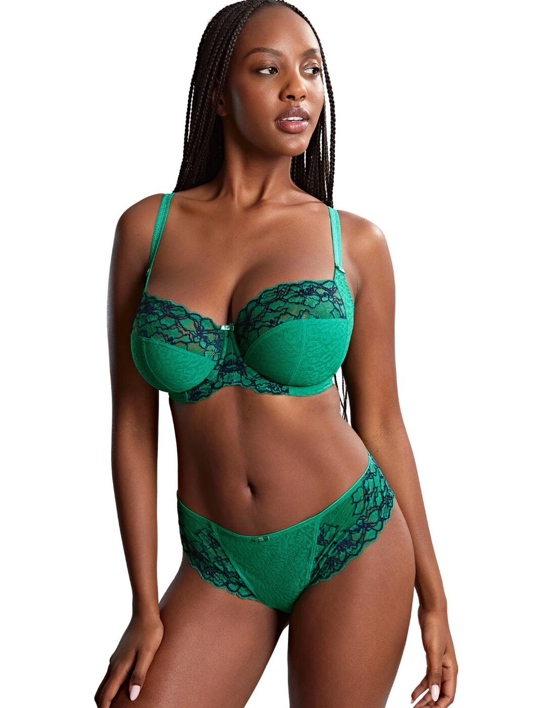 Sujetador Panache Envy copa completa con aros encaje sin relleno lencería para mujer 7285 - Imagen 12 de 26