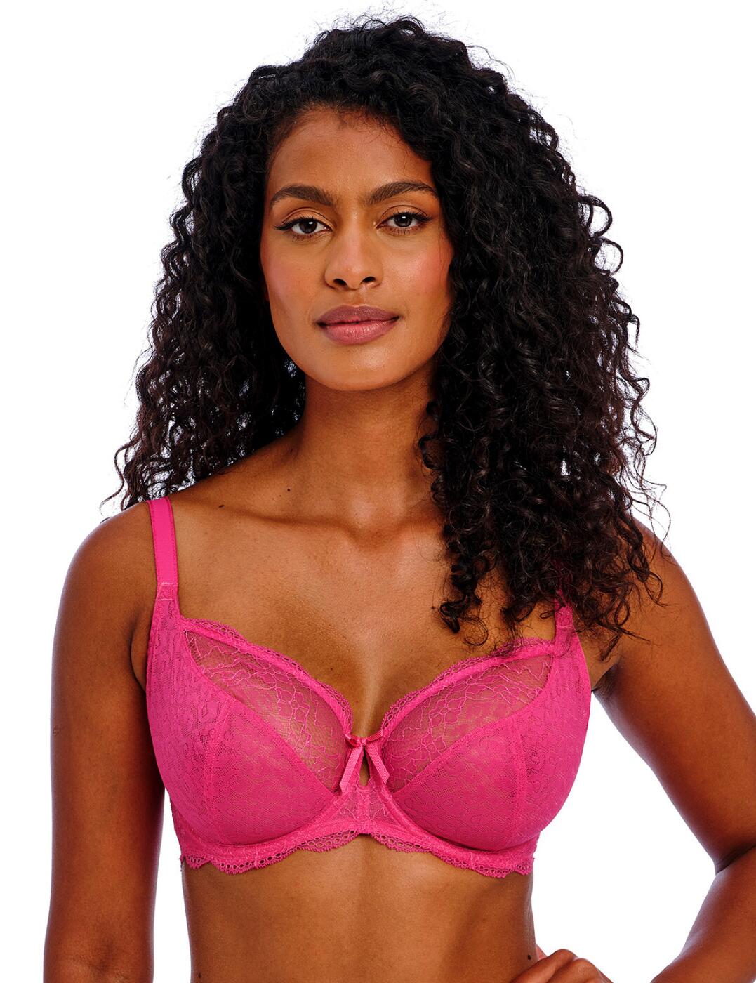 Freya Fancies Bra Plunge Underwired Non-Padded Women Elegant Lace Bras 1011 - Picture 8 of 34