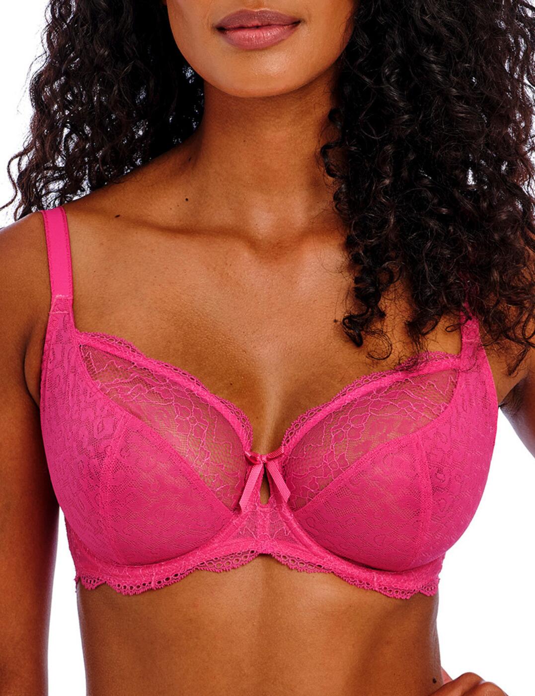 Freya Fancies Bra Plunge Underwired Non-Padded Women Elegant Lace Bras 1011 - Picture 11 of 34