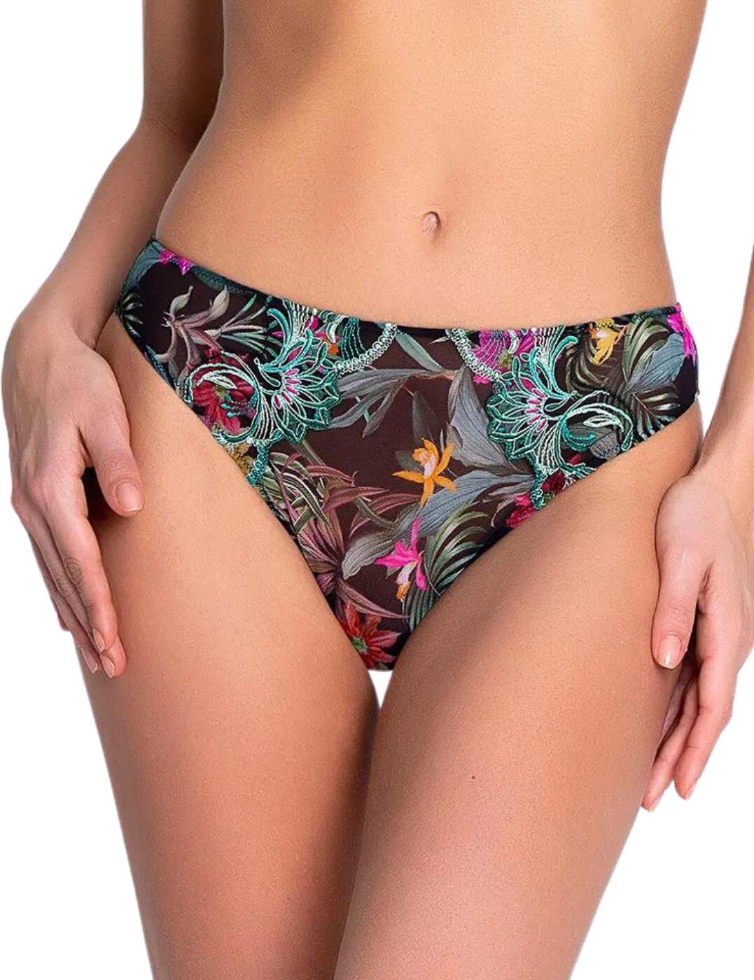 Lise Charmel Fleurs Etoiles Brief Knickers Luxury Lingerie ACH0296 Eclat Etoile - Picture 17 of 32