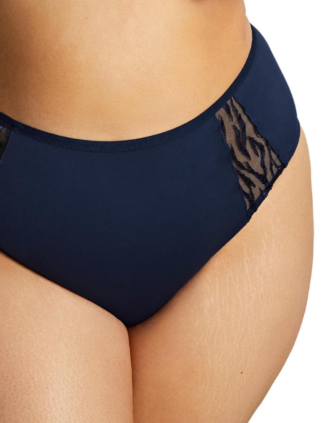 Sculptresse by Panache Alexa Brief Deep High Waist Curvy Embroidered 11108 - Picture 16 of 42