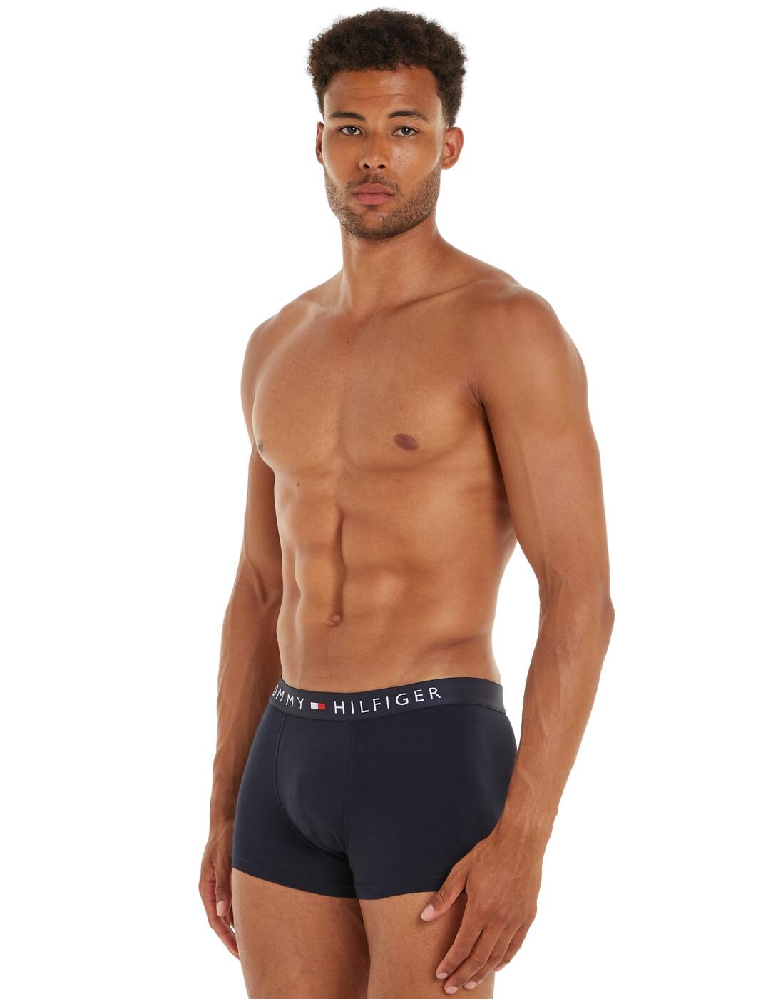 Tommy Hilfiger Mens Trunks 3 Pack Designer Classic Underwear UM0UM03180 - Picture 13 of 23