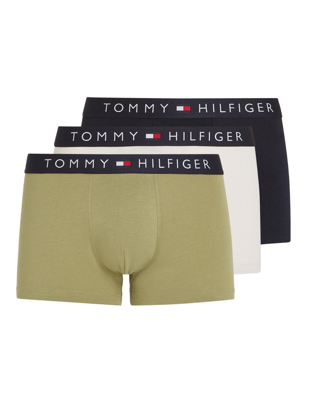 Tommy Hilfiger Mens Trunks 3 Pack Designer Classic Underwear UM0UM03180 - Picture 15 of 23