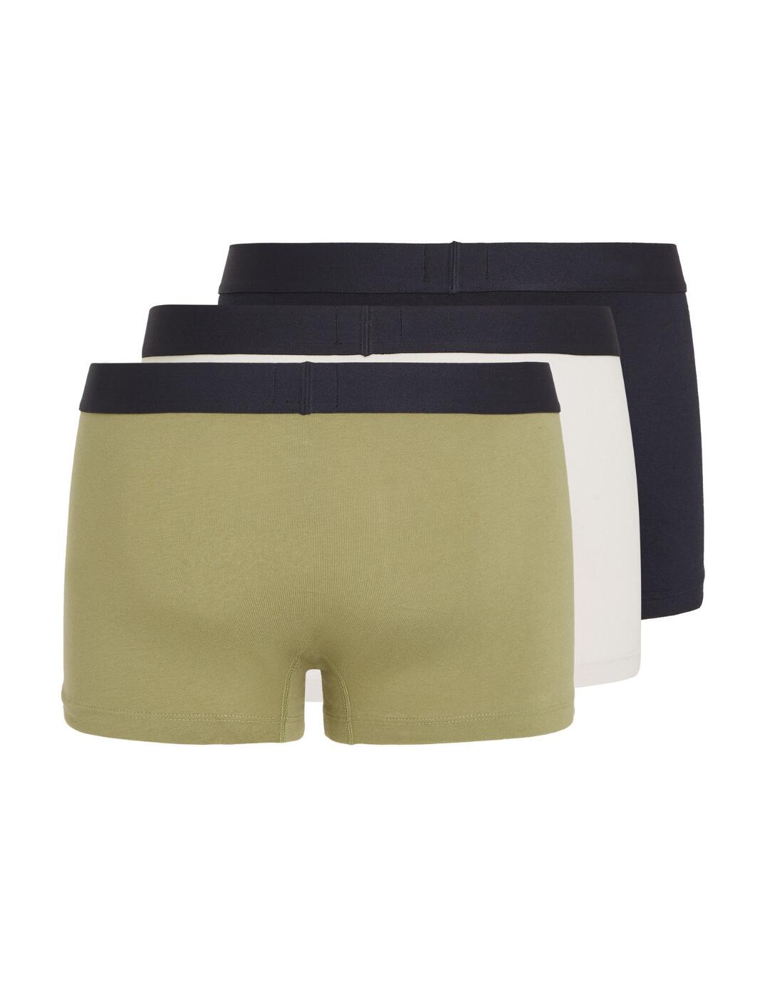 Tommy Hilfiger Mens Trunks 3 Pack Designer Classic Underwear UM0UM03180 - Picture 20 of 23