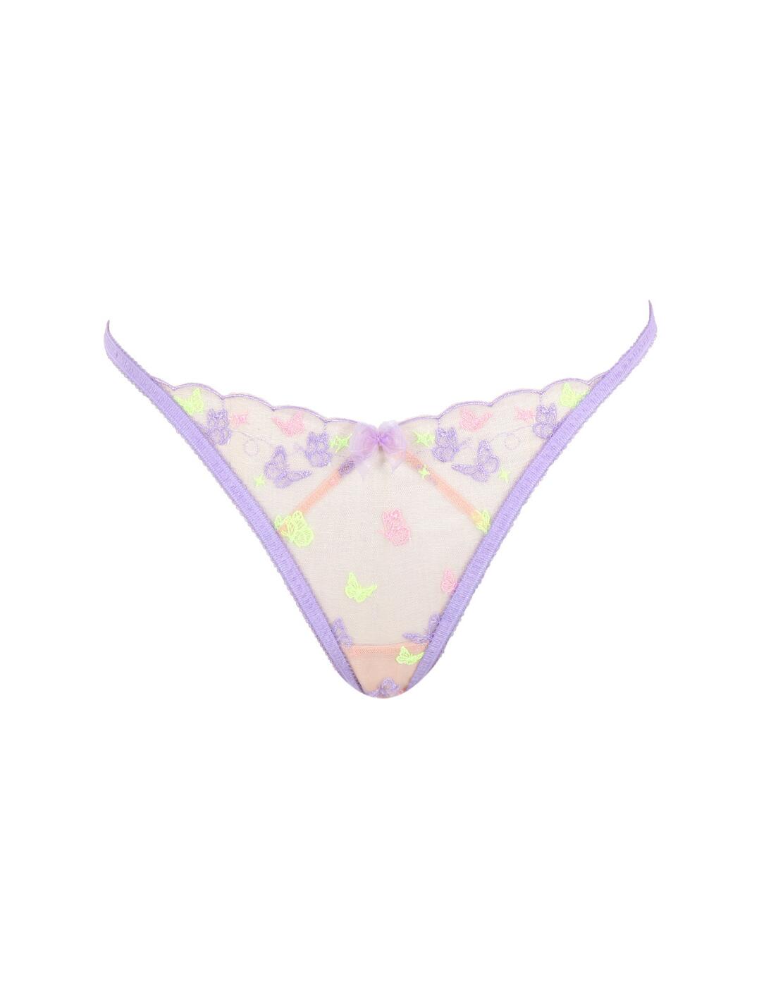 Panache Belle Thong Low Rise Womens Knickers Elegant Sheer Lingerie 10879A - Picture 58 of 63