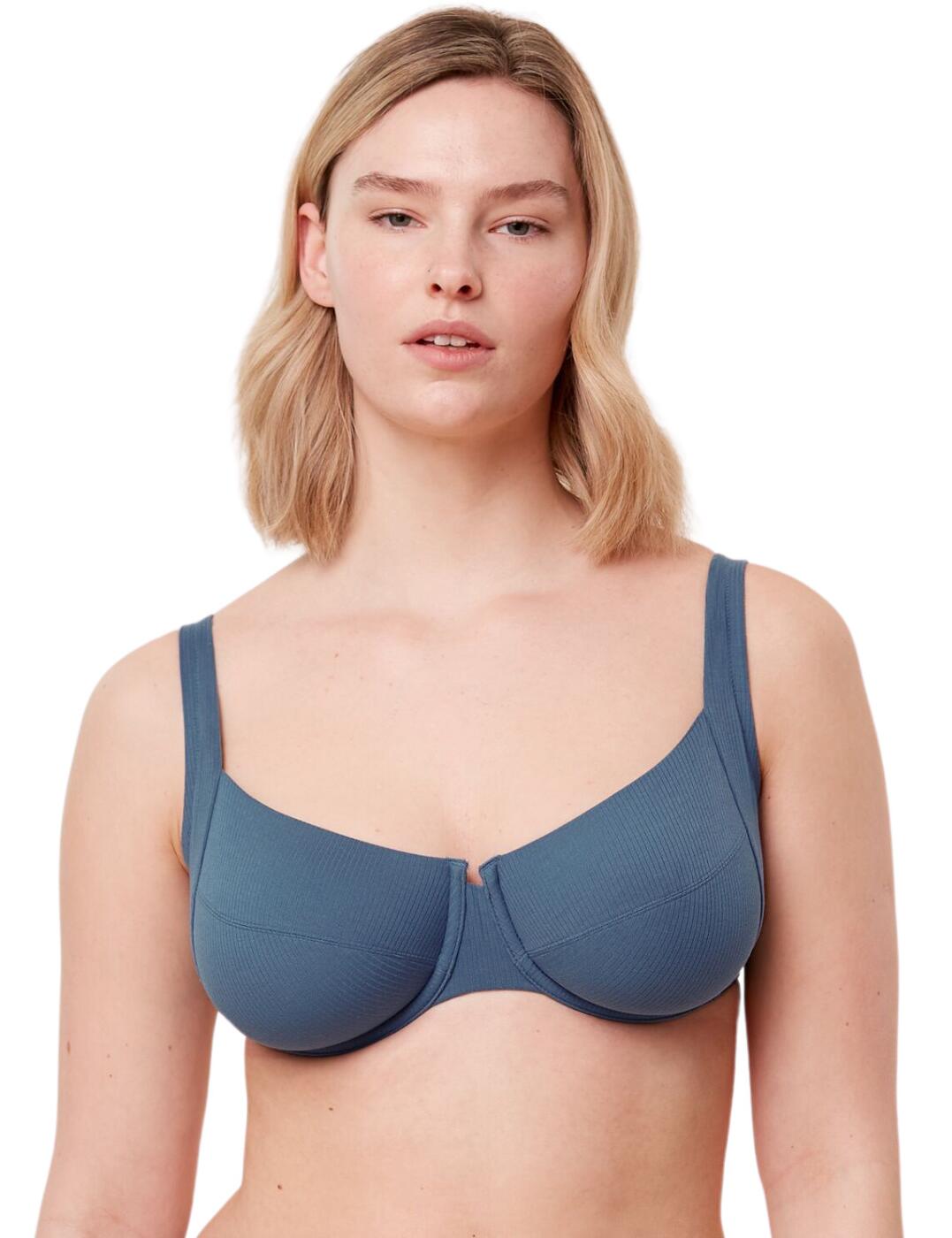 34C Triumph Natural Spotlight Bra Non-Padded Underwired Moulded Fabric Bras