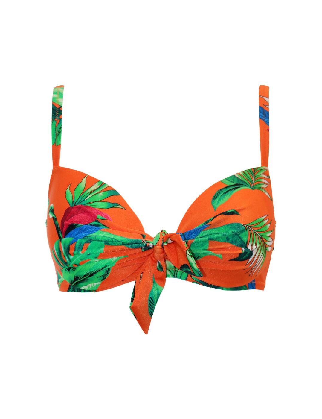 Pour Moi Paradiso Bikini Oberteil Ausschnitt gepolstert vorne zum Binden Damen Bademode 17500 - Bild 10 von 23