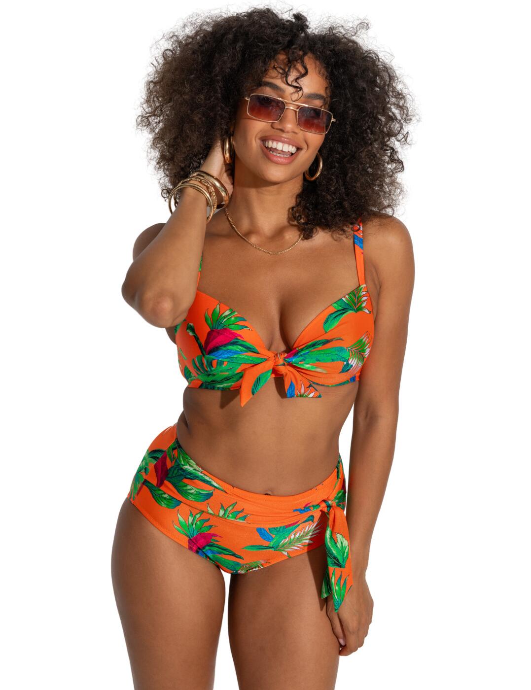Pour Moi Paradiso Bikini Oberteil Ausschnitt gepolstert vorne zum Binden Damen Bademode 17500 - Bild 12 von 23