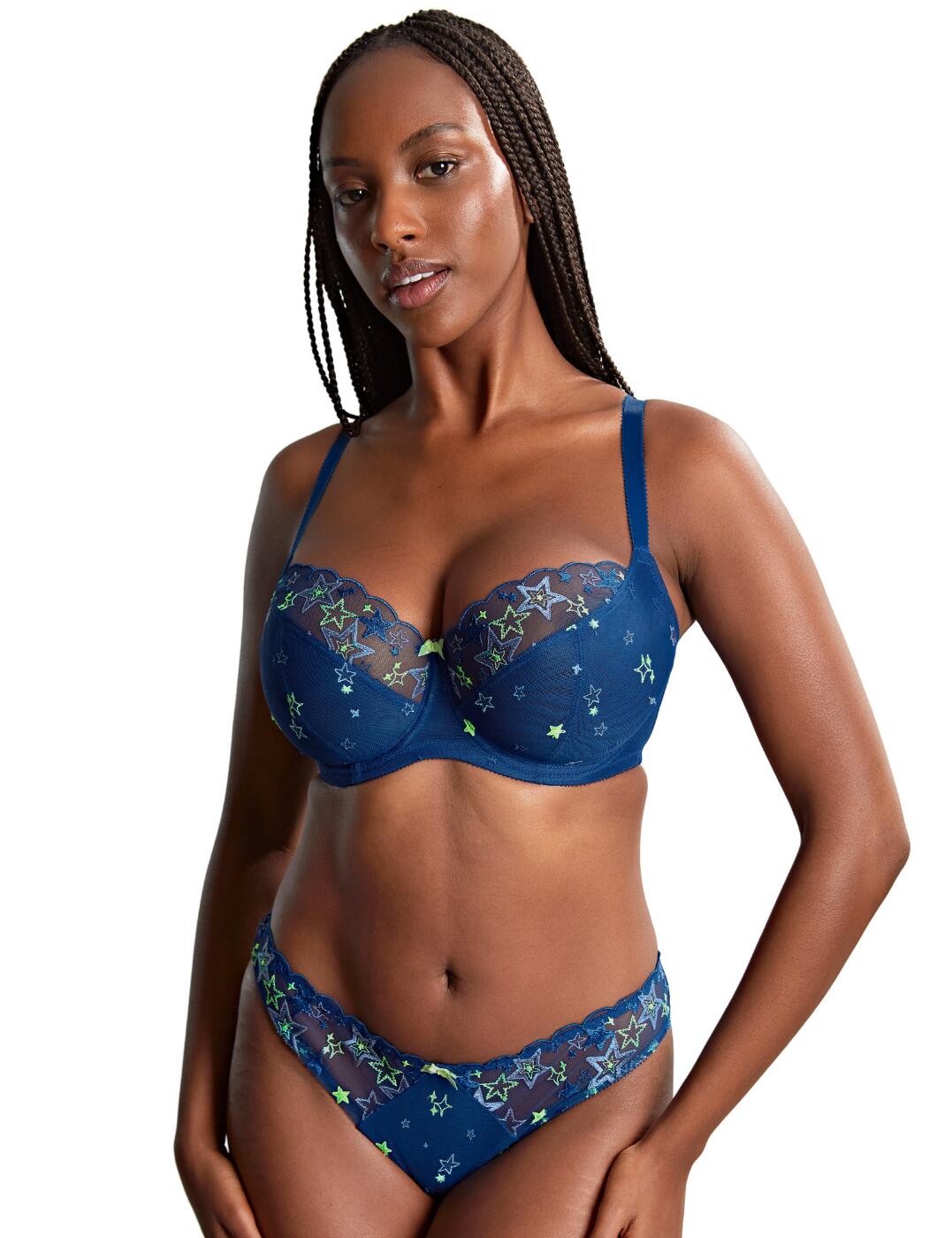 Cleo by Panache Blossom Bra Balcony Underwired Embroidered Womens Lingerie 10581 - Picture 10 of 22