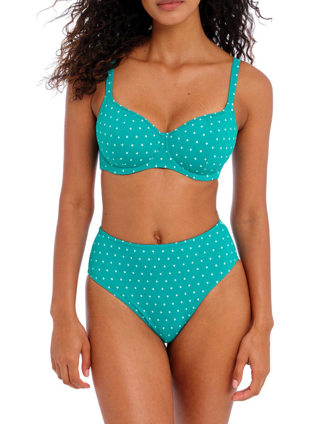 Freya Jewel Cove Bikini Top Underwired Sweetheart Neckline Womens Swimwear 7231 - Picture 13 of 47