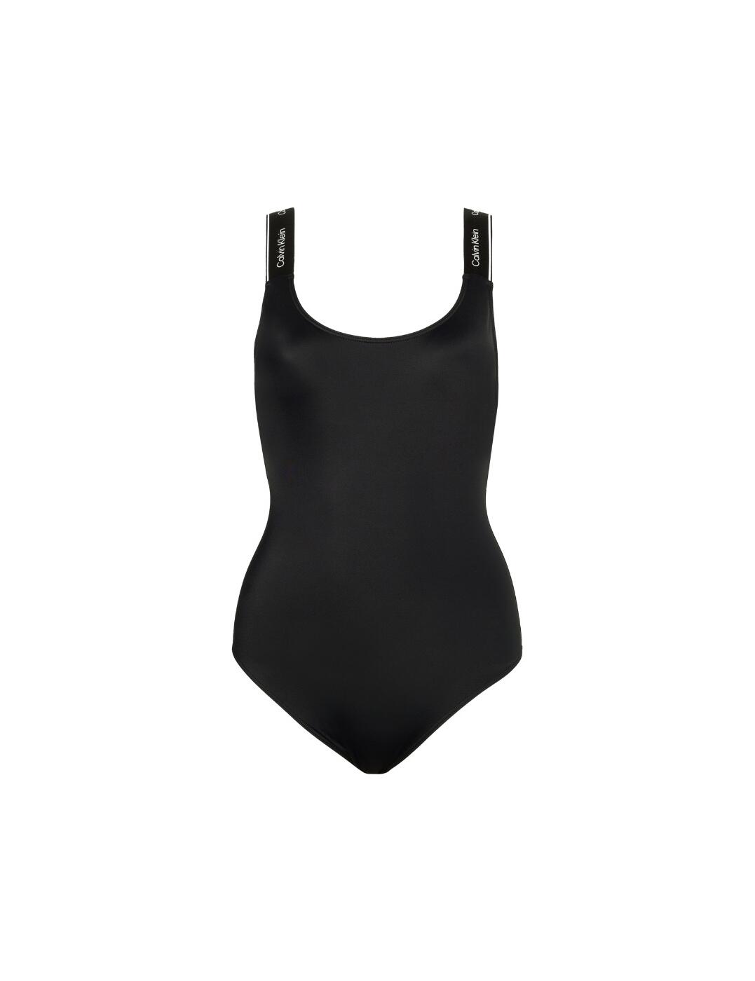 Calvin Klein CK Meta Legacy One Piece Swimsuit Womens Swimwear KW0KW02422 Black - Picture 9 of 9