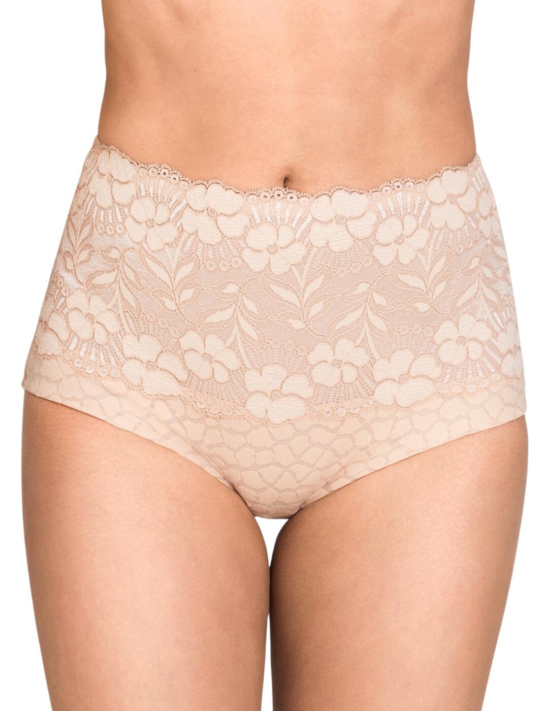 Miss Mary of Sweden Jacquard & Lace Panty Girdle Supportive Womens Knickers 4166 - Picture 2 of 11