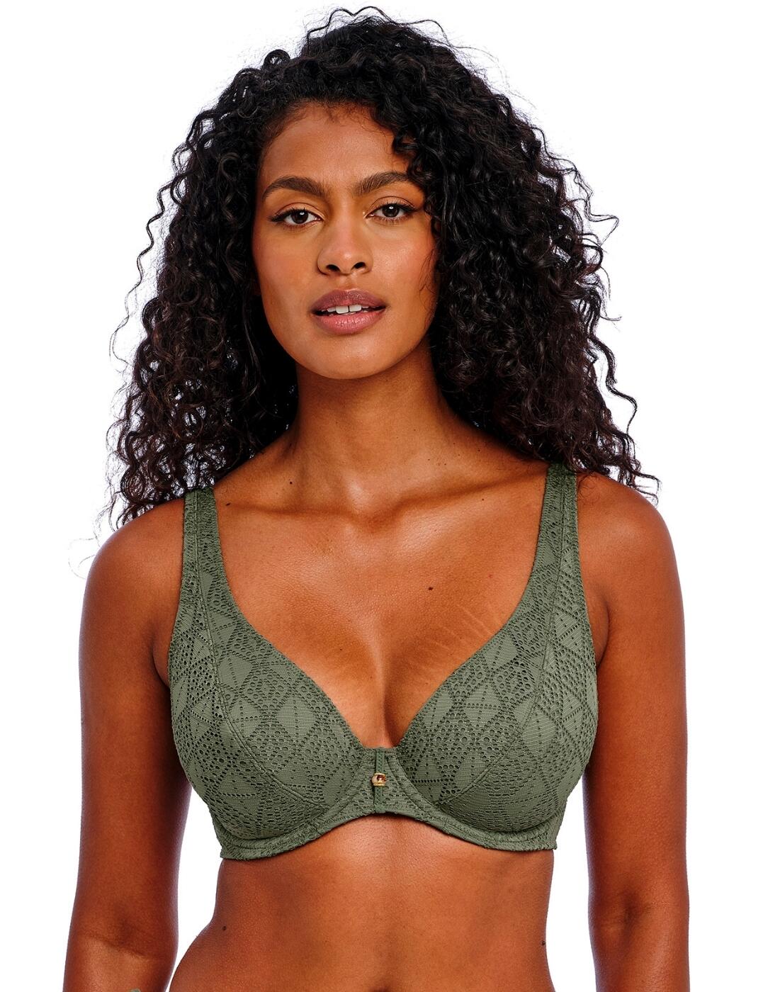 Freya Nomad Nights Bikini Top High Apex Underwired Womens Swimwear 205413 - Picture 23 of 34