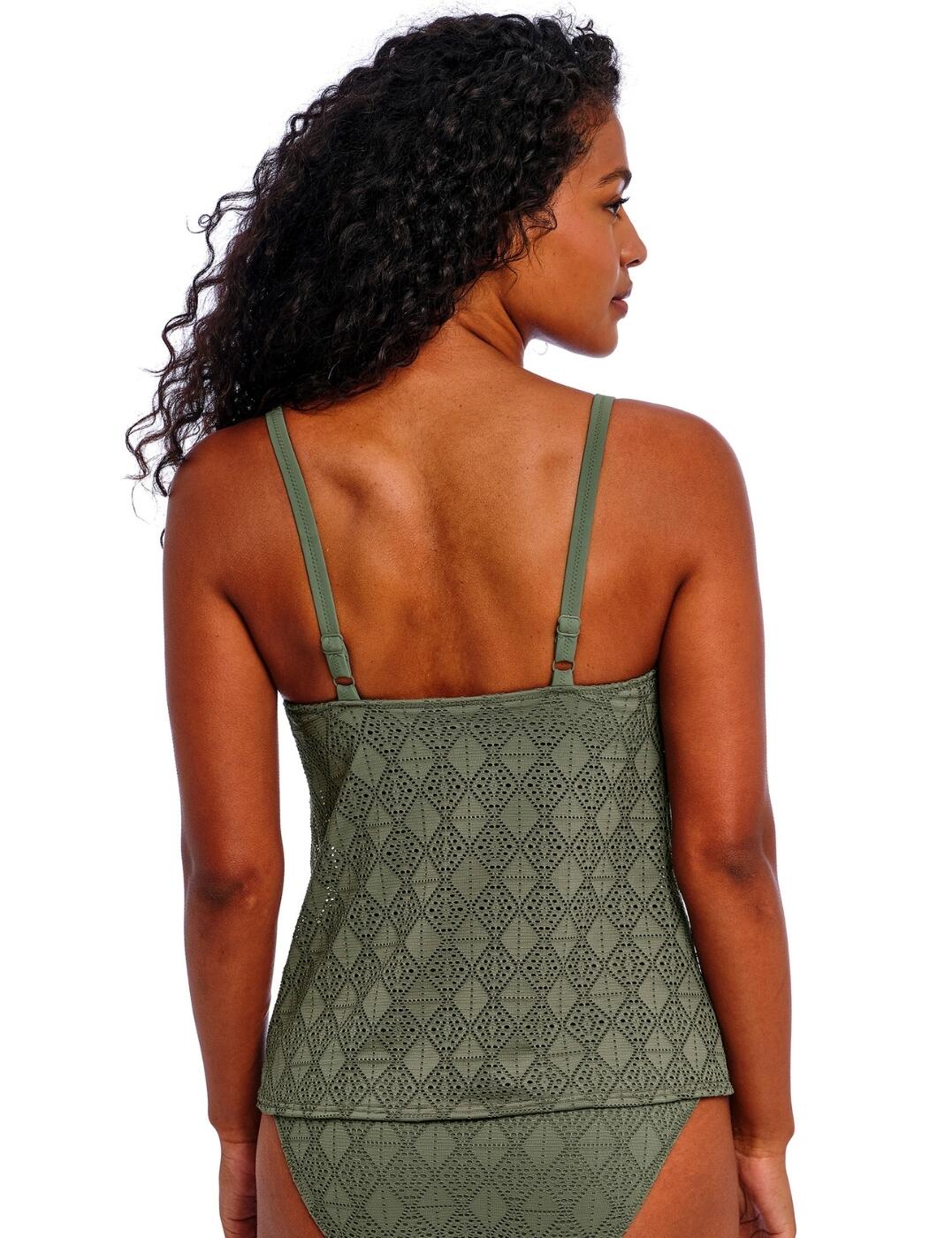 Freya Nomad Nights Tankini Top Plunging Underwired Womens Swimwear 205456 - Picture 19 of 32