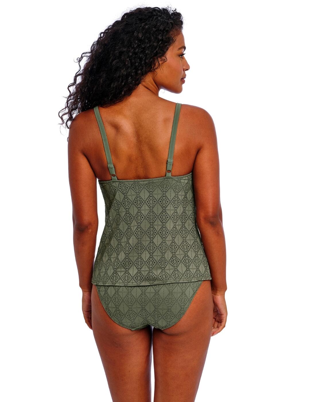 Freya Nomad Nights Tankini Top Plunging Underwired Womens Swimwear 205456 - Picture 23 of 32