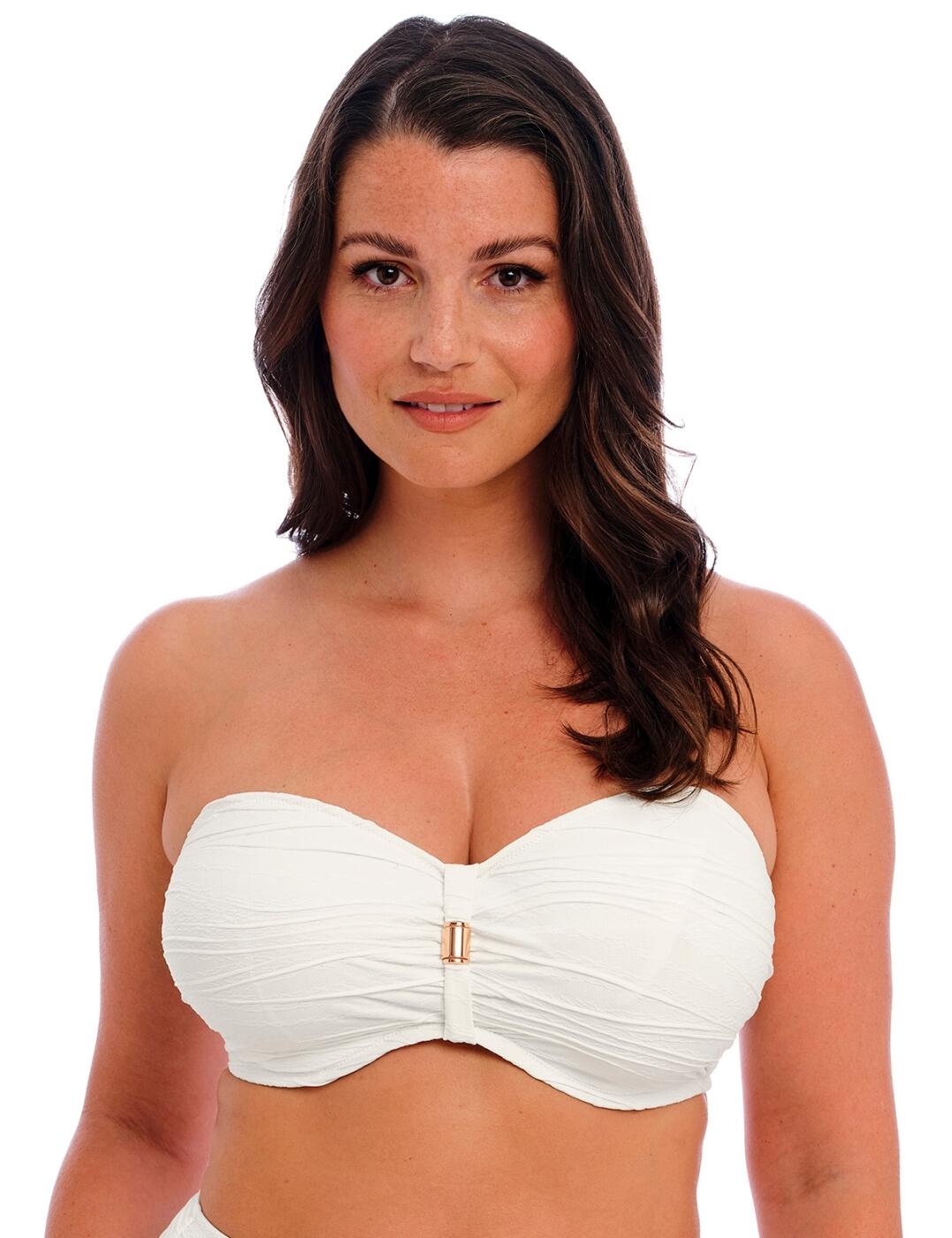 Fantasie Beach Waves Bandeau Bikini Top Womens Underwired Swimwear 502210 - Picture 18 of 53