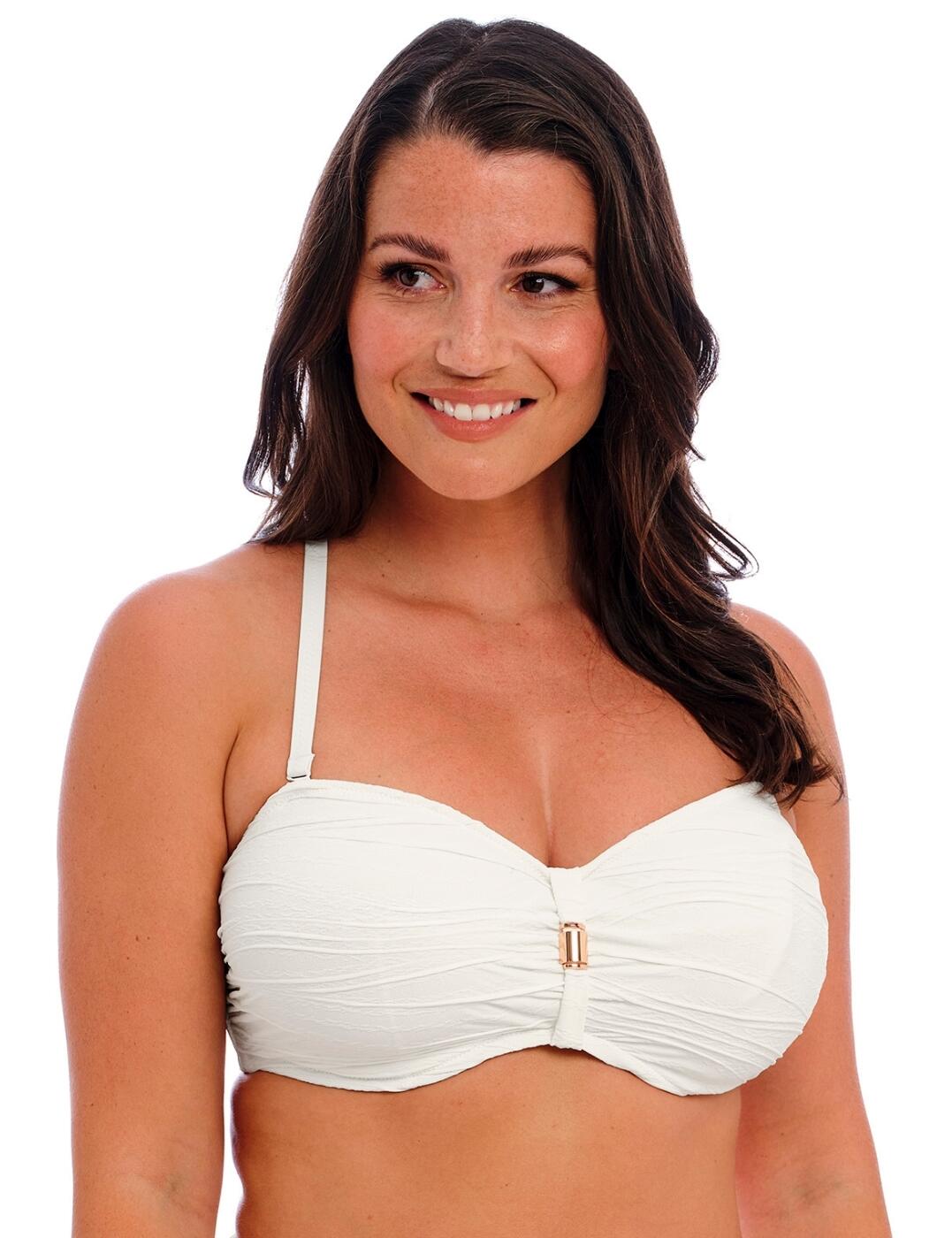 Fantasie Beach Waves Bandeau Bikini Top Womens Underwired Swimwear 502210 - Picture 20 of 53