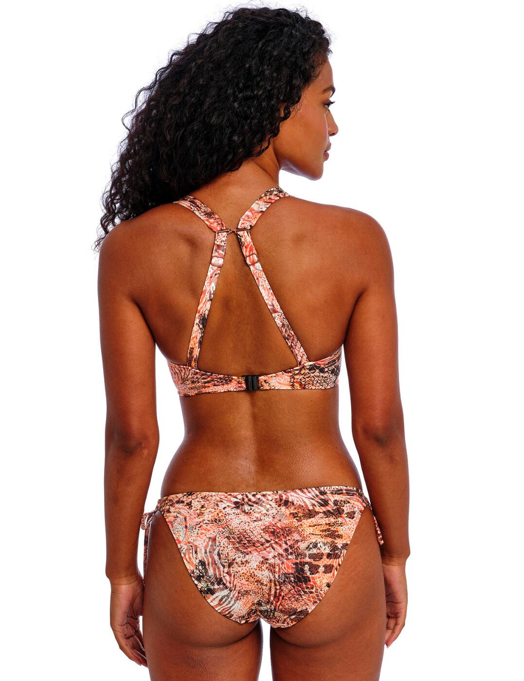 Freya Desert Cat Bikini Top High Apex Flattering Womens Swimwear 205913 Sunset - Picture 47 of 80
