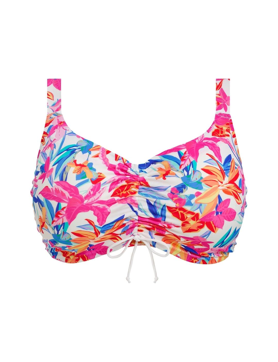Elomi Savaneta Balcony Bikini Top Underwired Supportive Plus Size Swimwear 80130 - Picture 9 of 11