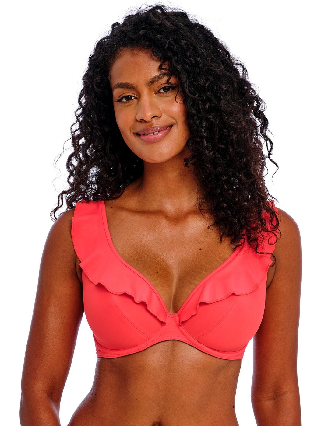 Freya Jewel Cove Bikini Top High Apex Non Padded Underwired Womens Swimwear 7230 - Picture 41 of 82