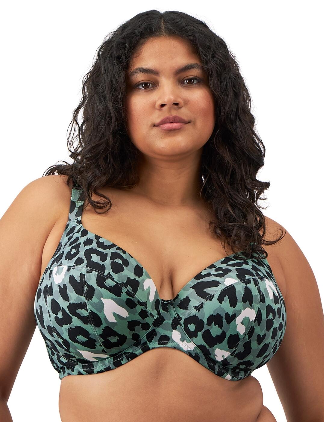 802002 Elomi Jungle Bay Plunge Bikini Top - Picture 7 of 54