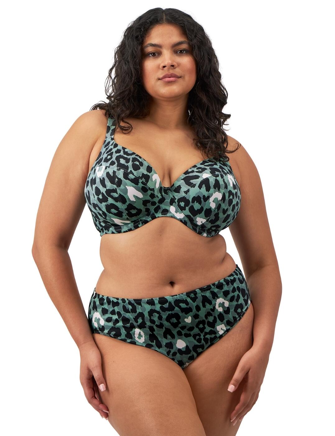 802002 Elomi Jungle Bay Plunge Bikini Top - Picture 11 of 54