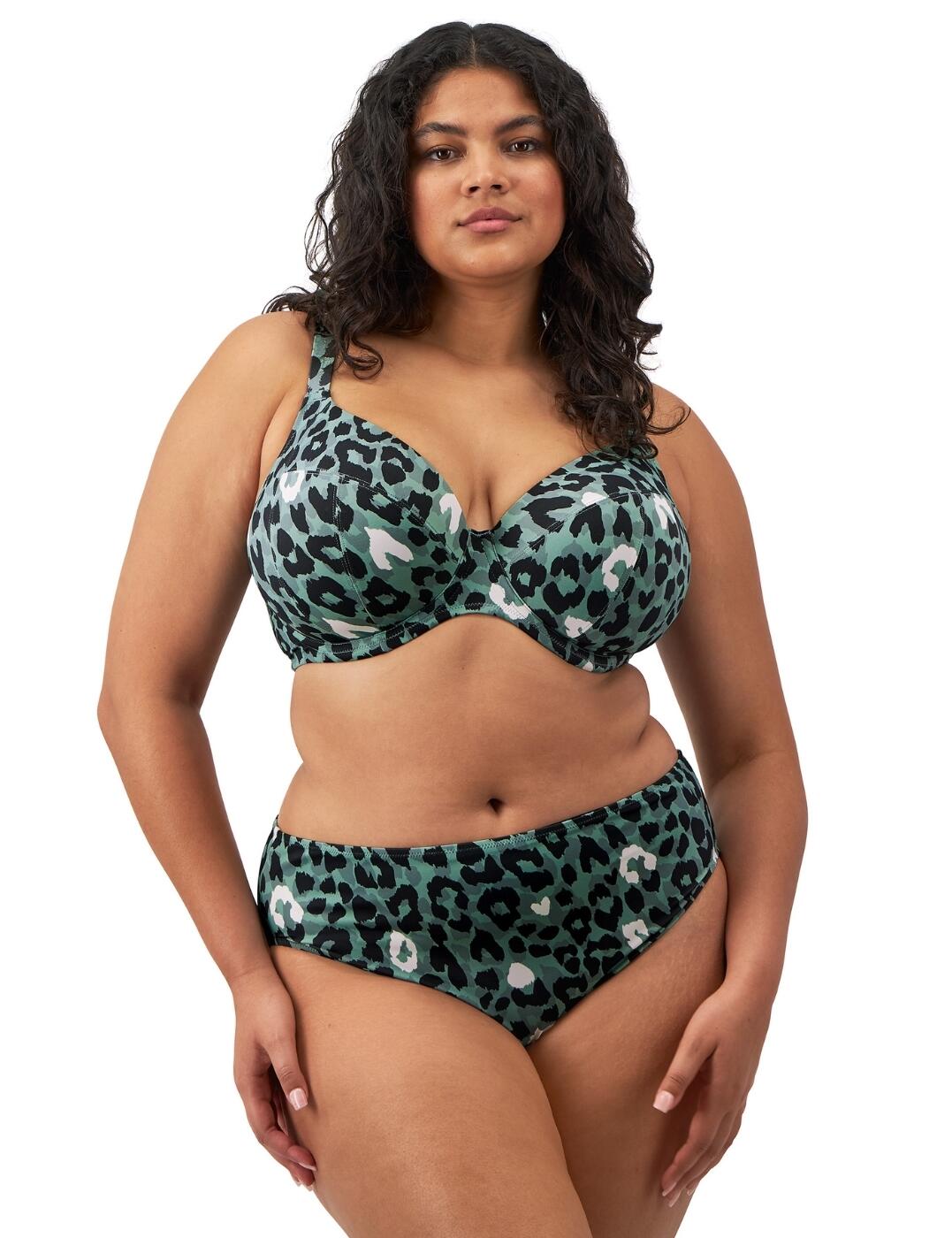 802072 Elomi Jungle Bay Mid Rise Bikini Brief - Picture 41 of 42
