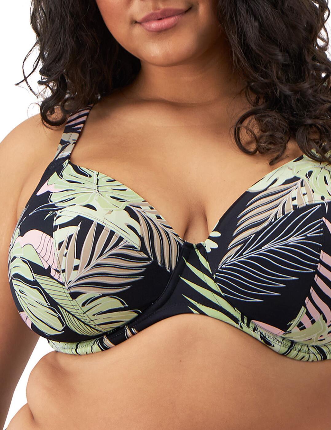 801902 Elomi Tropical Retreat Plunge Bikini Top - Picture 22 of 36