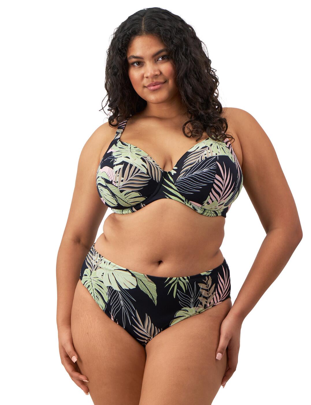 801902 Elomi Tropical Retreat Plunge Bikini Top - Picture 23 of 36