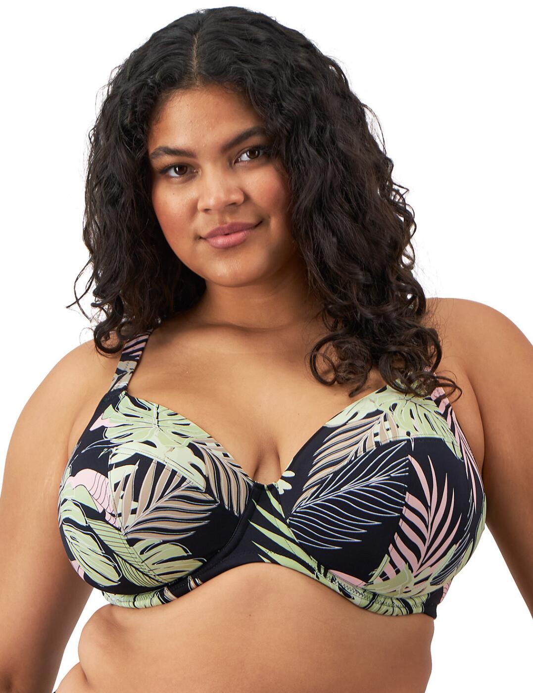 801902 Elomi Tropical Retreat Plunge Bikini Top - Picture 7 of 36