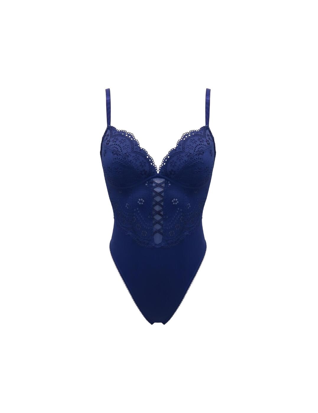 Pour Moi Swoon Plunge Bodysuit Underwired Lightly Padded Womens Body 26200 - Picture 14 of 17