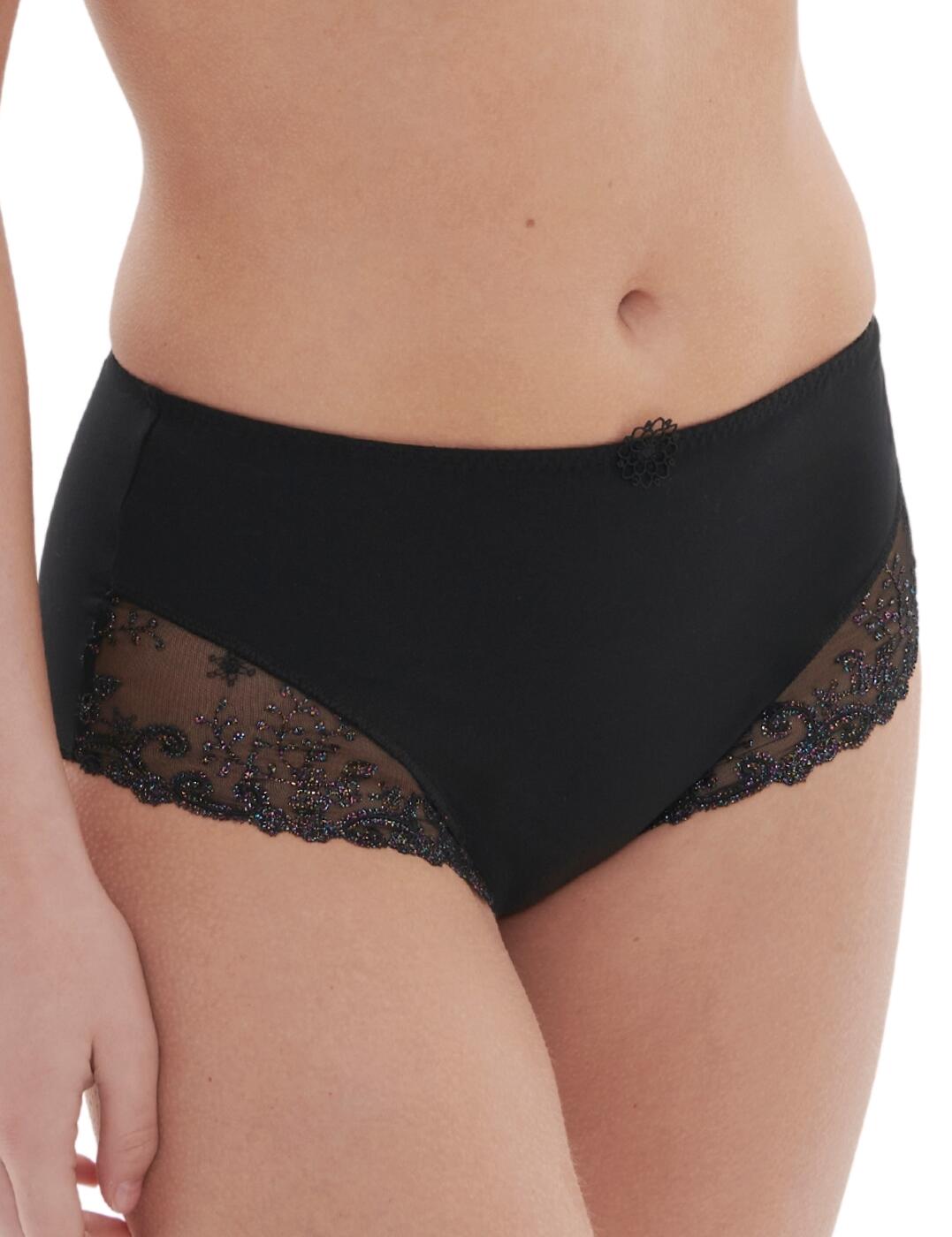 Simone Perele Delice Brief High Waisted Embroidered Luxury Knickers 12X770 - Picture 9 of 38