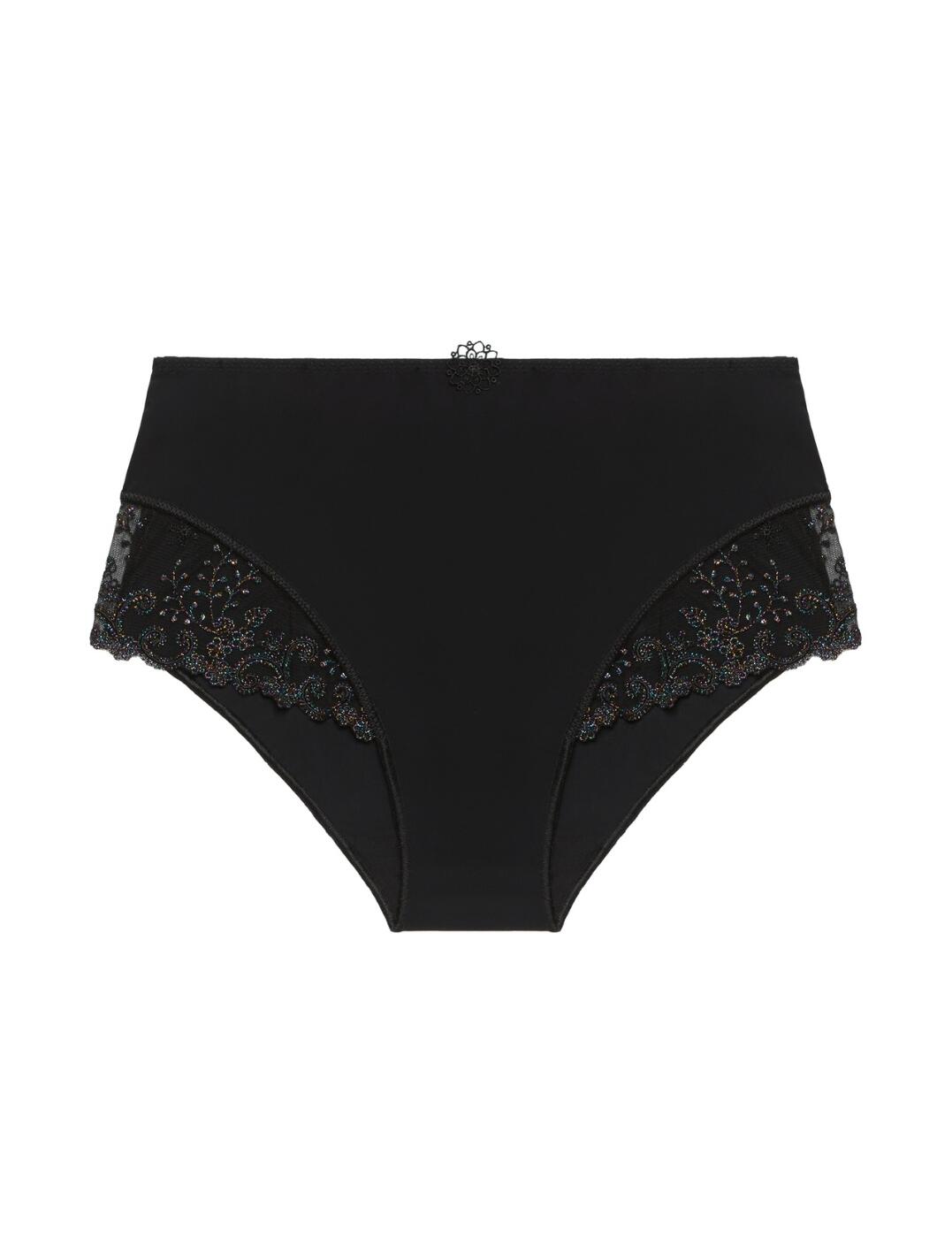 Simone Perele Delice Brief High Waisted Embroidered Luxury Knickers 12X770 - Picture 10 of 38