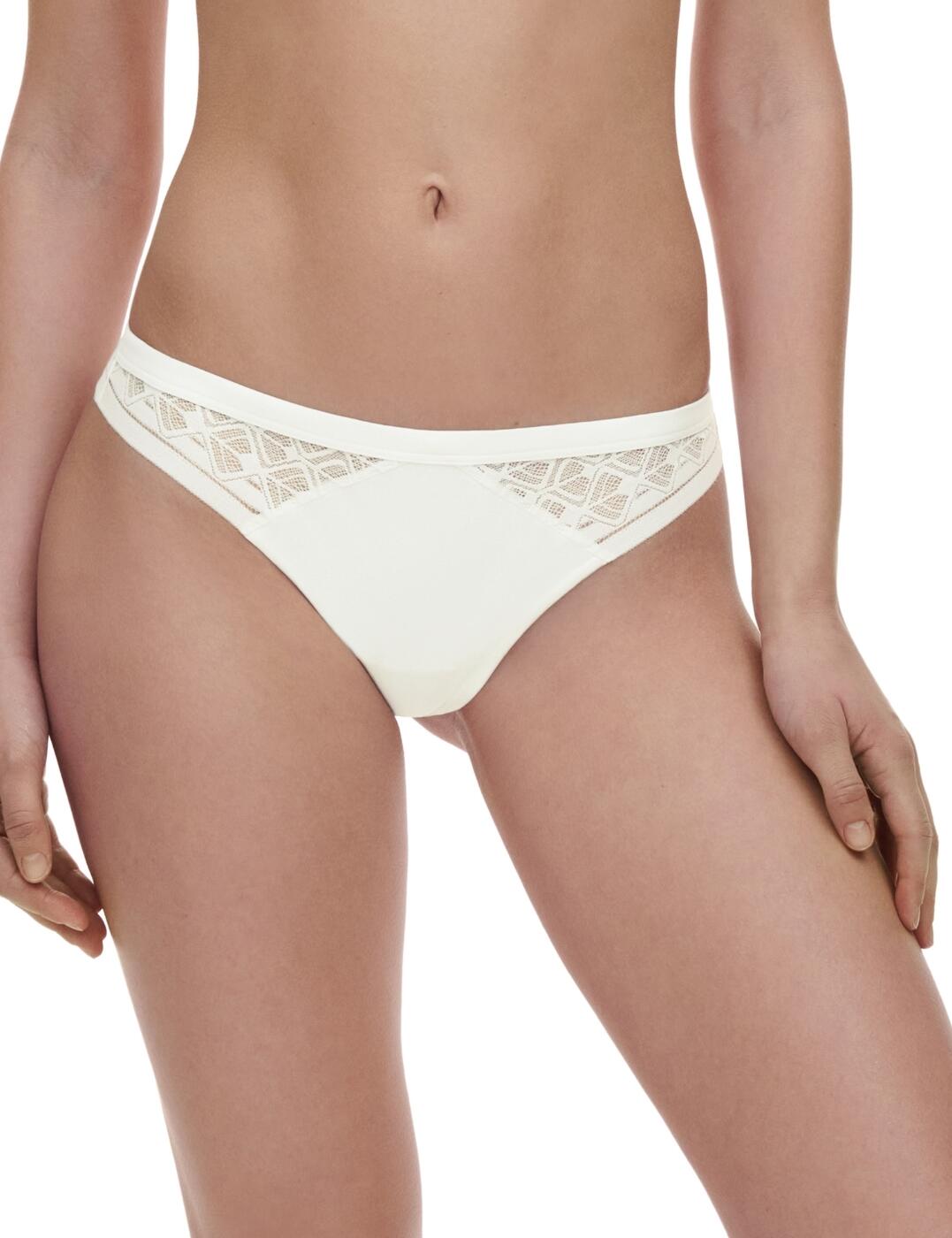 Chantelle Ace Brief Tanga Low Rise Womens Lace Luxury Soft Knickers C911G0 - Picture 9 of 11