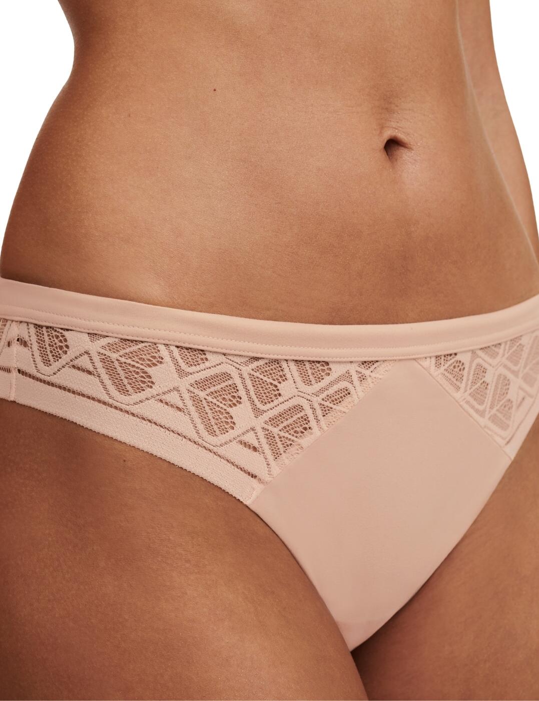 Chantelle Ace Brief Tanga Low Rise Womens Lace Luxury Soft Knickers C911G0 - Picture 8 of 11