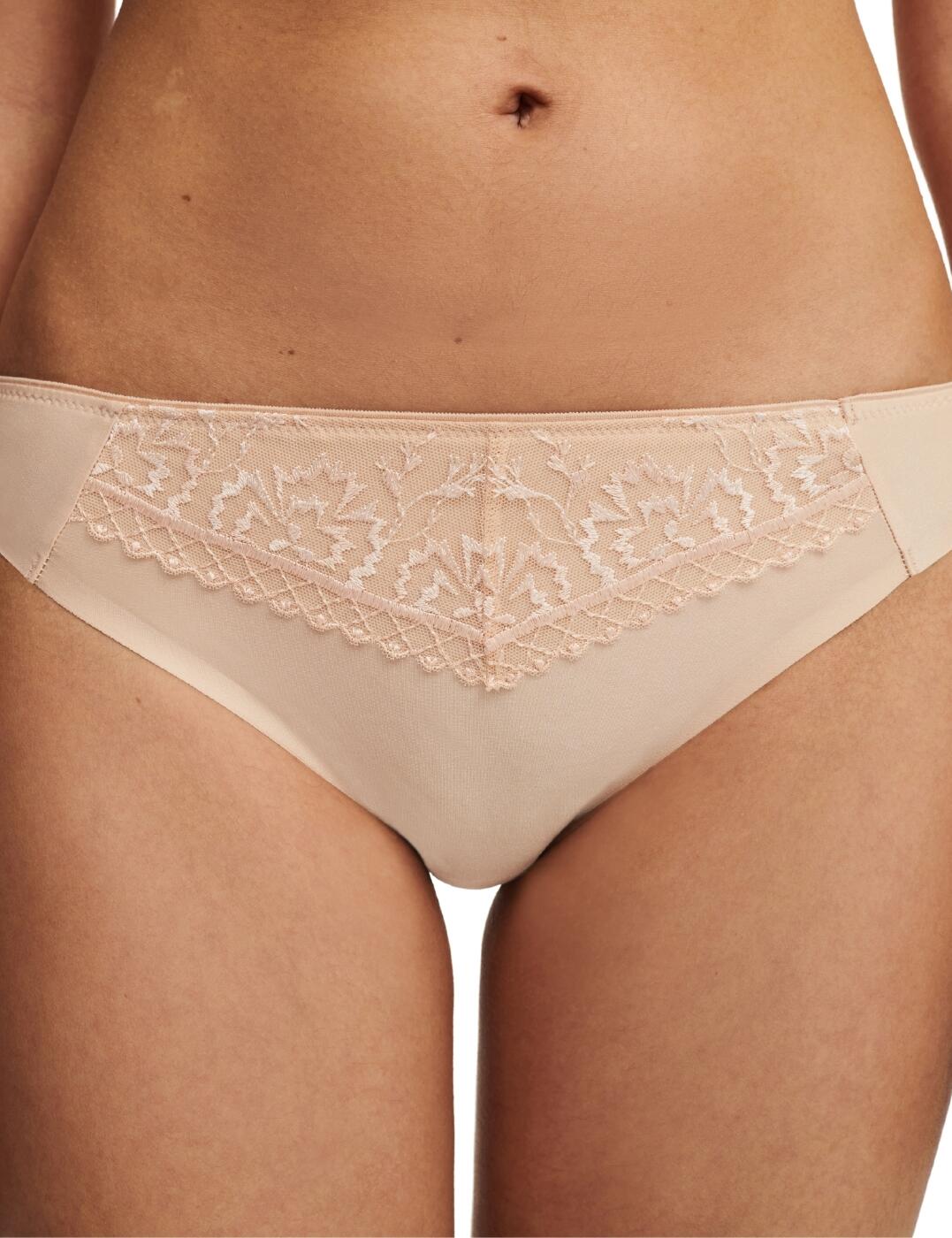 Chantelle Every Curve Brief Low Rise Embroidered Womens Luxury Knickers C16B30 - Picture 8 of 12