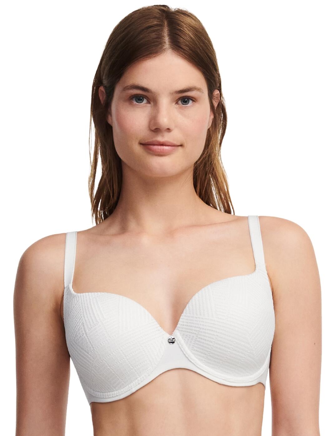 Chantelle Emma Bra T-Shirt Moulded Padded Underwired Womens Luxury Bras C98160 - Picture 5 of 8