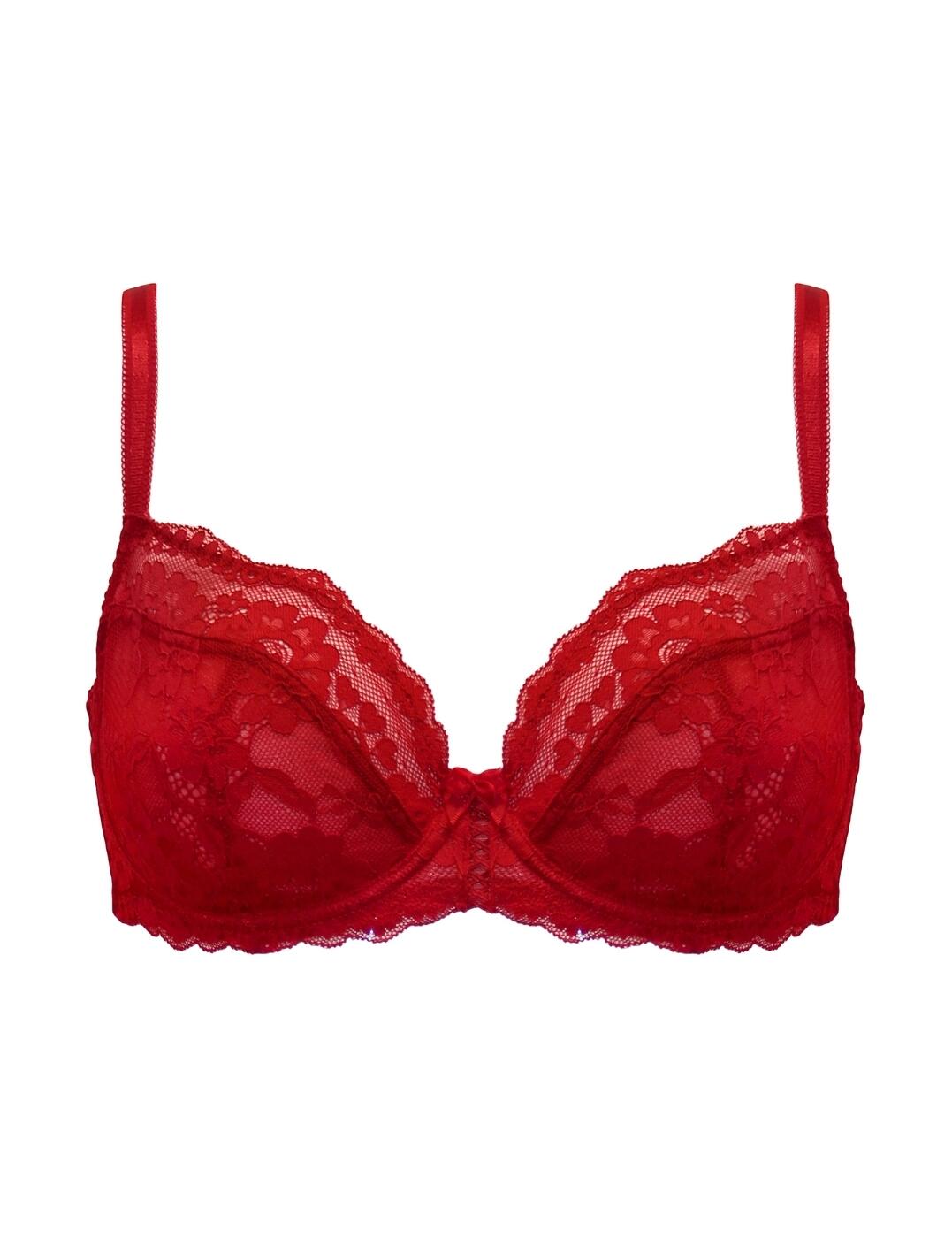Pour Moi Fleur Bra Balcony Underwired Pretty Floral Lace Womens Lingerie 25910 - Picture 10 of 24