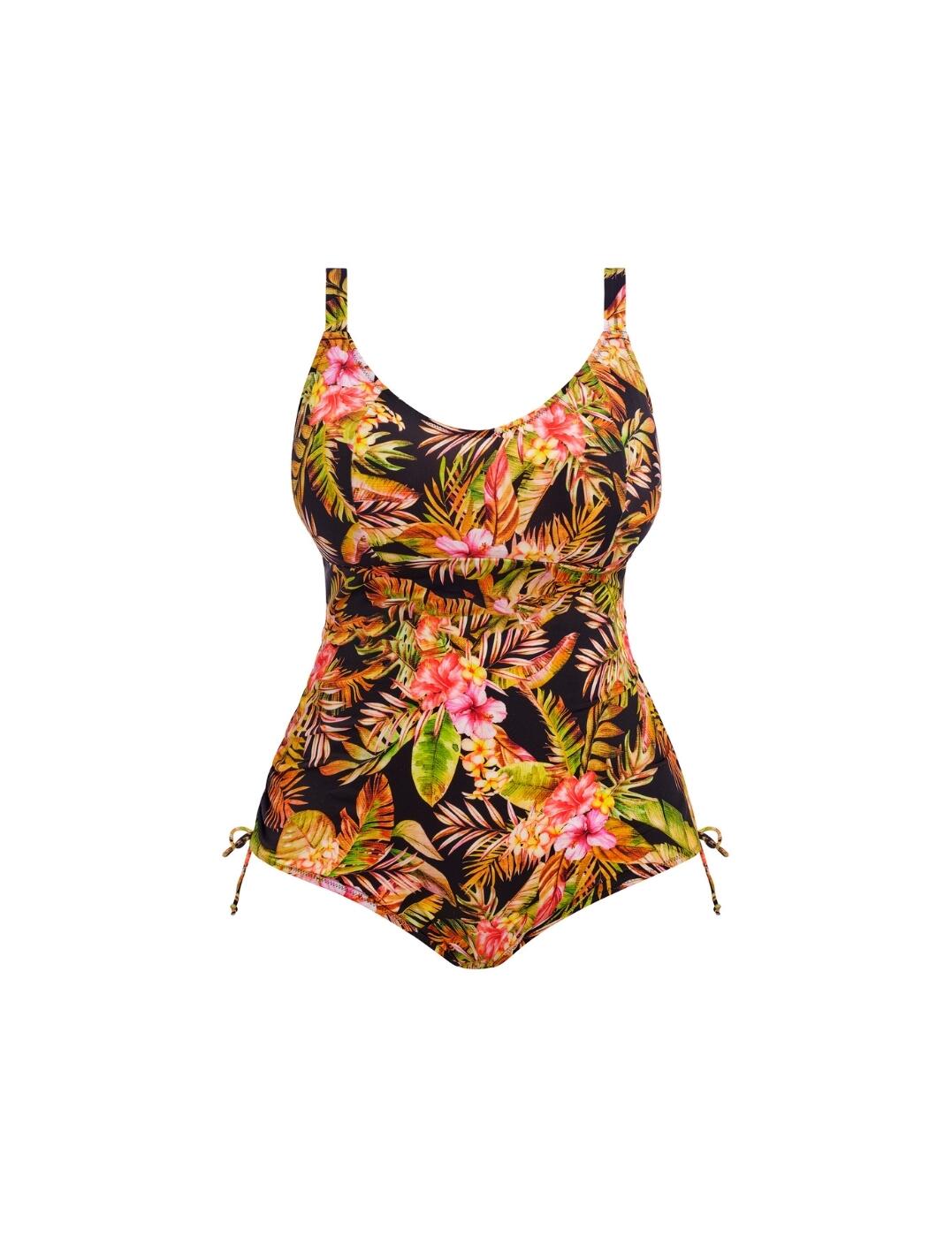 Elomi Tiger Valley Non-Wired Swimsuit Womens Elegant Plus Size Swimwear 802343 - Picture 12 of 12