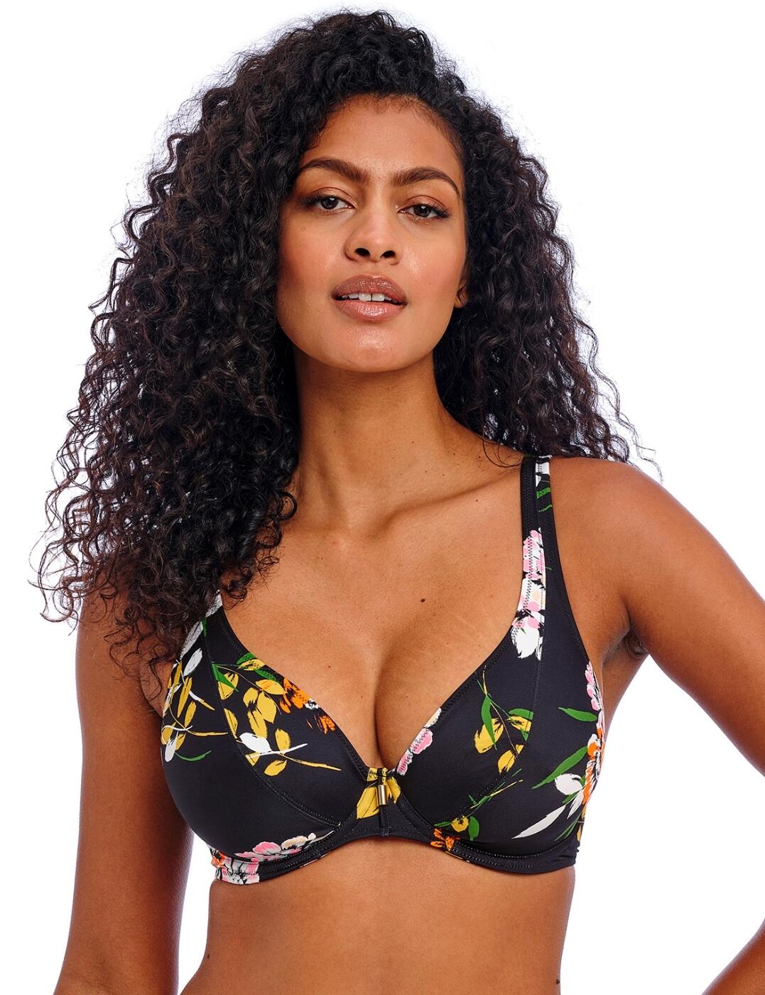 Freya Twilight Soul Bikini Top High Apex Plunge Wired Womens Swimwear 206613