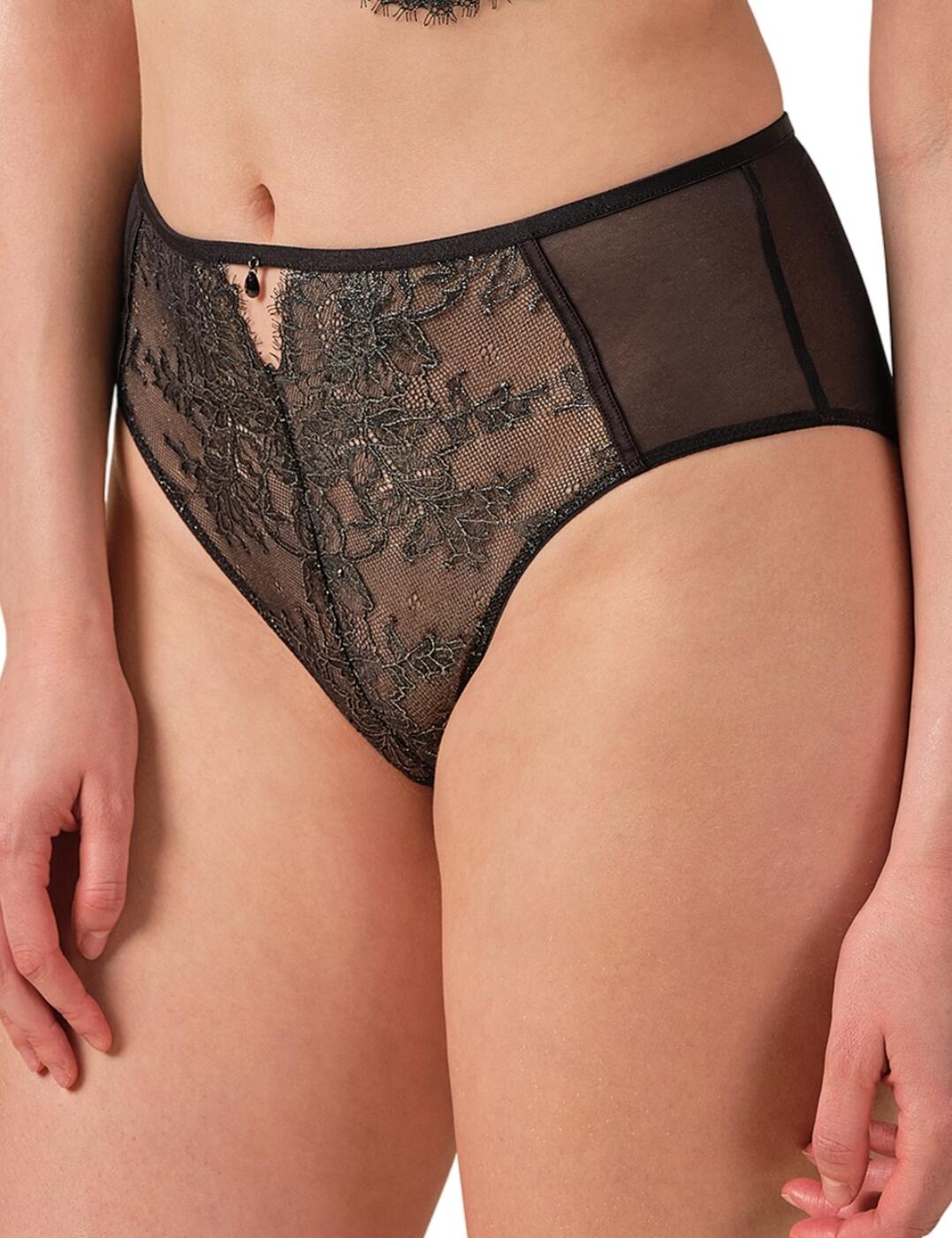 Gossard VIP Intrigue Brief Deep High Rise Lace Womens Sexy Knickers 21803 - Picture 13 of 45