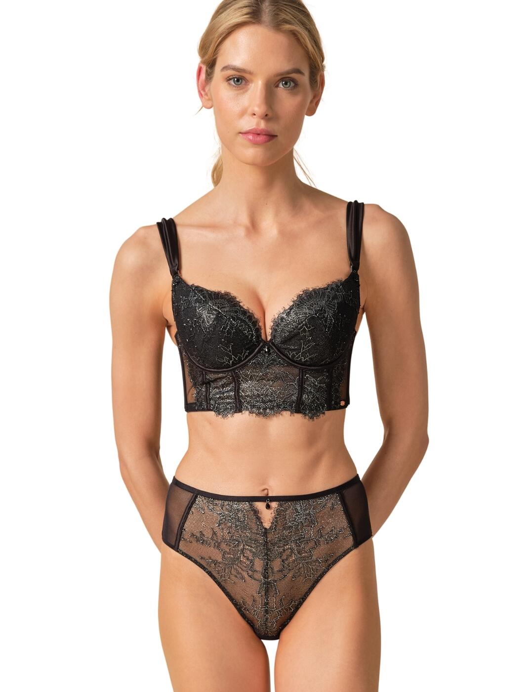 Gossard VIP Intrigue Brief Deep High Rise Lace Womens Sexy Knickers 21803 - Picture 34 of 45