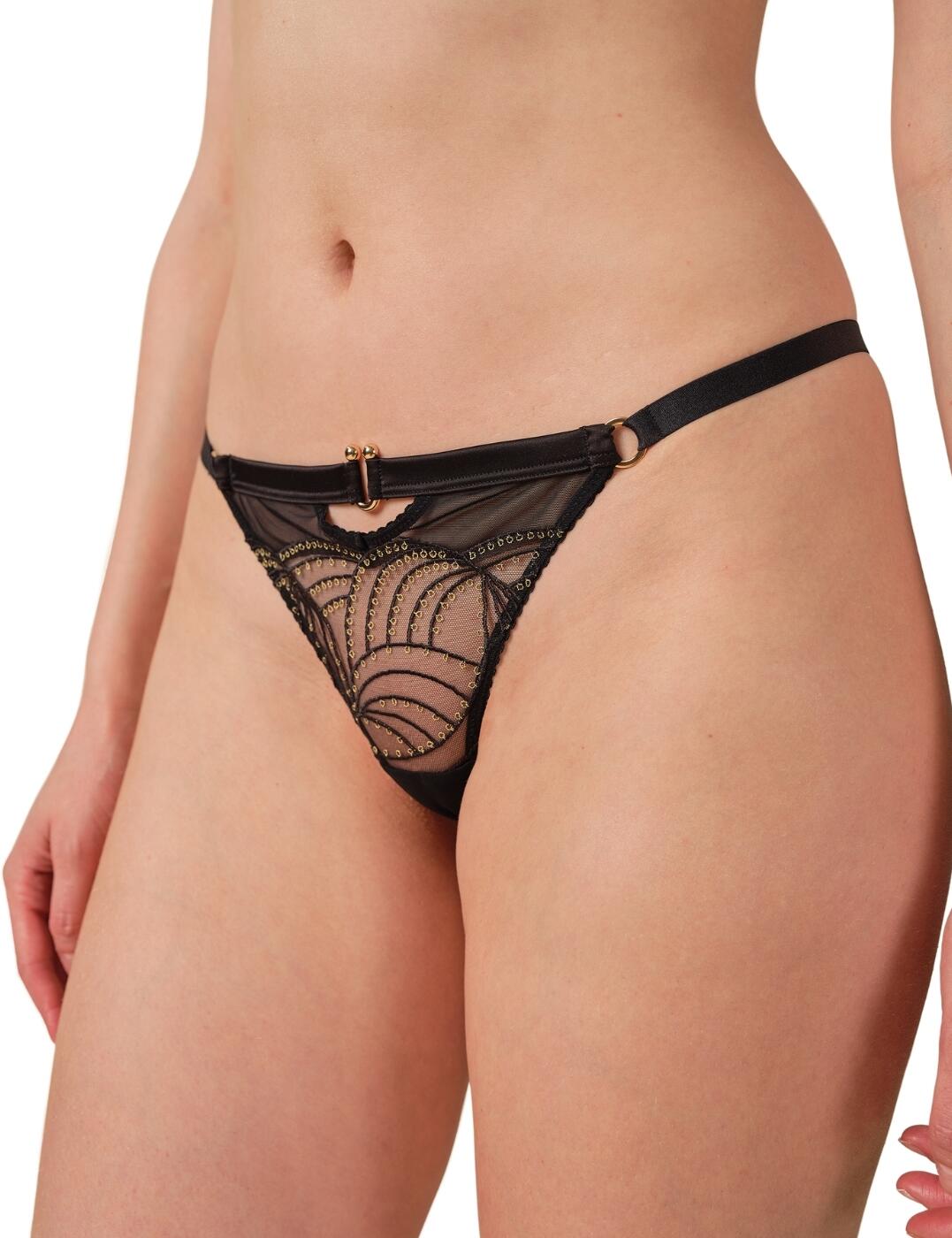 Gossard Viva Thong Low Rise Embroidered Womens Sexy Knickers 22106 - Picture 21 of 45