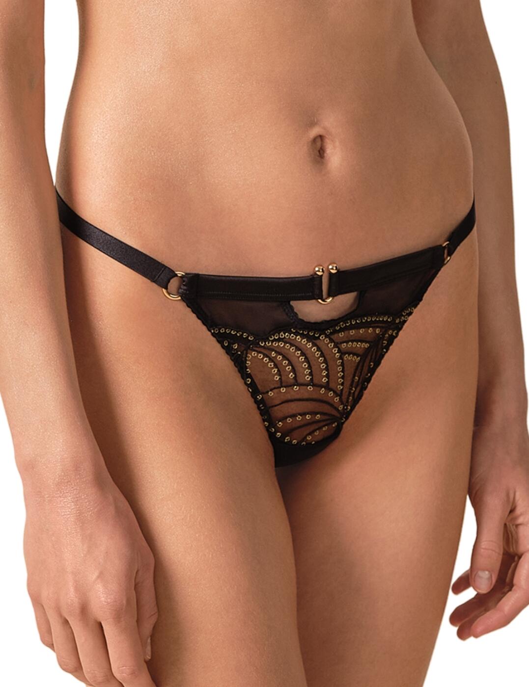 Gossard Viva Thong Low Rise Embroidered Womens Sexy Knickers 22106 - Picture 40 of 45