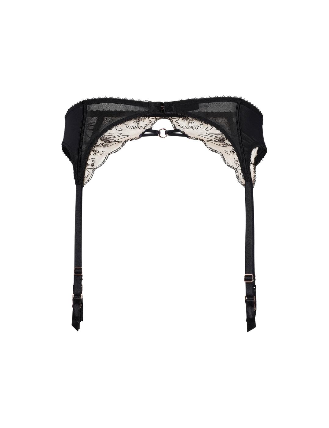 Gossard VIP Fleur De Nuit Suspender Womens Embroidered Sexy Lingerie 21902 - Picture 23 of 27