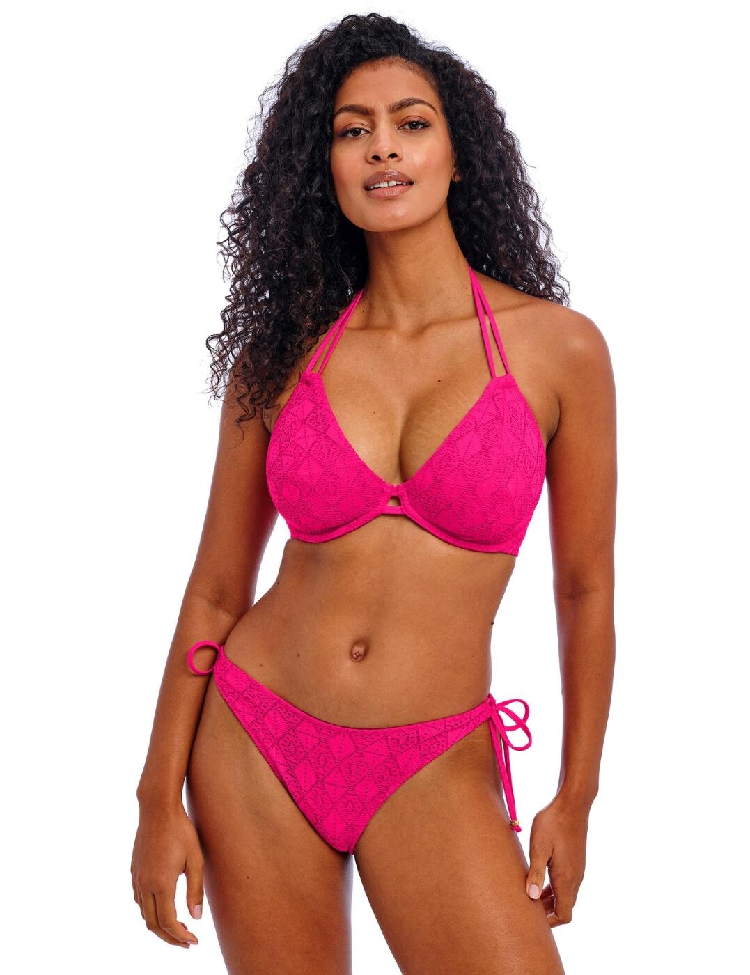 Freya Nomad Nights Bikini Brief Adjustable High Leg Womens Swimwear 205485 - Picture 20 of 39