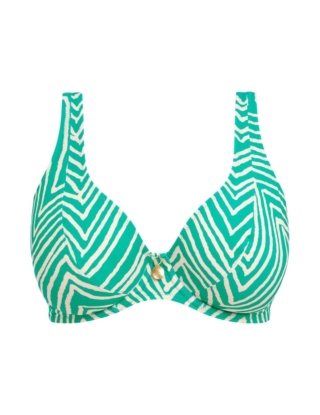 Top de bikini Freya Fiji Falls de ápice alto con aros para mujer traje de baño 206813 - Imagen 14 de 17